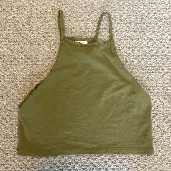 Divided by H&M Teen Girls Small Green Crop Top - Picture 1 of 7